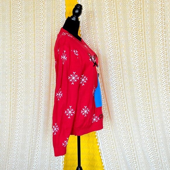 Alex Stevens Mean Girls Damian 100% Cotton Ugly Christmas Sweater Size XL - Picture 4 of 14